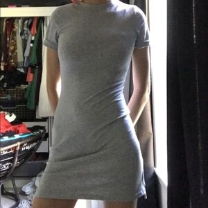 Alphalete gray mini dress